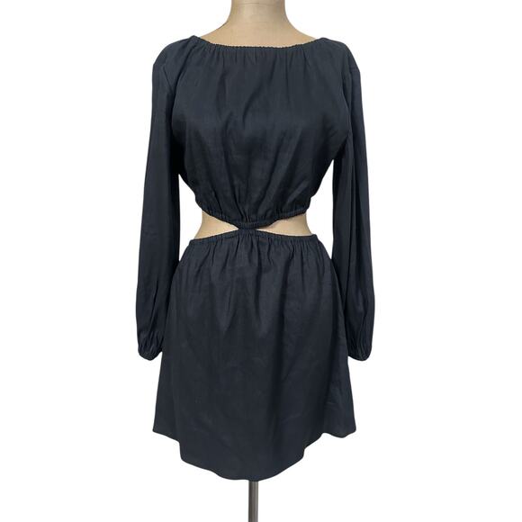 New Gianni Bini Cora Linen Mini Dress - Picture 1 of 5